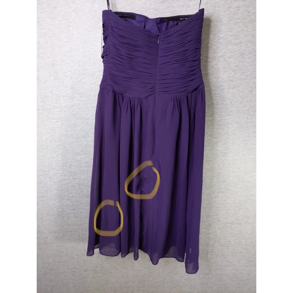 2x 👯♀️Host Pick⚡️Donna Morgan Anne Strapless Chiffon Dress- w/ flaws - Picture 6 of 16